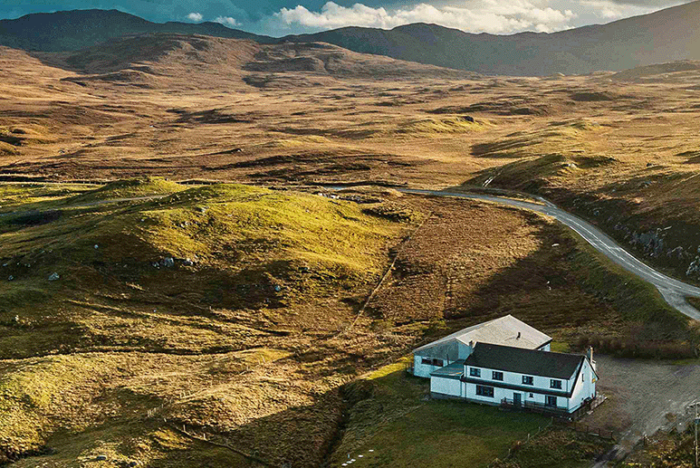 Loch Erisort Inn landscape, Isles of Lewis and Harris